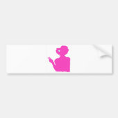 Roze bumpersticker (Voorkant)