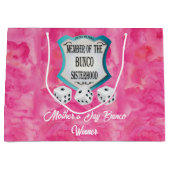  Roze Bunco Moederdag Winnaar Groot Cadeauzakje (Voorkant)
