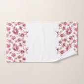 Roze bundels van bloemen bad handdoek (Handdoek)