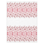 Roze bundels van bloemen tafelkleed (Voorkant)