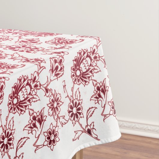 Roze bundels van bloemen tafelkleed (Voorbeeld)