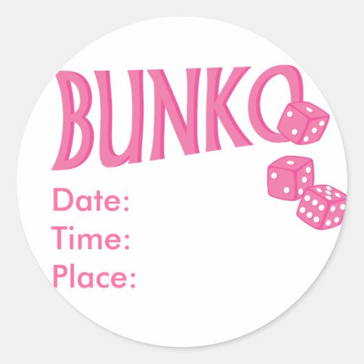 Roze Bunko Reminder Stickers (Voorkant)
