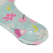 Roze Bunnies en Flowers Snijplank (Hoek)