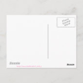 Roze bunny briefkaart (Achterkant)