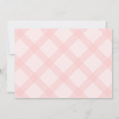 Roze Bunny Butterfly Verjaardag Foto Dank je Kaart (Achterkant)