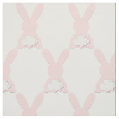 Roze Bunny Cotton Fabric Stof (Swatch)