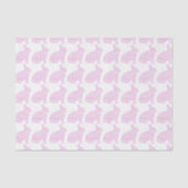 Roze bunny Gift Wrap Weefpapier Tissuepapier (Voorkant)