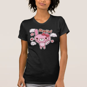 Roze Bunny "Hug me" T-shirt