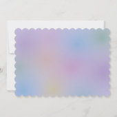 Roze Bunny is de eerste verjaardag van één baby. Kaart (Achterkant)