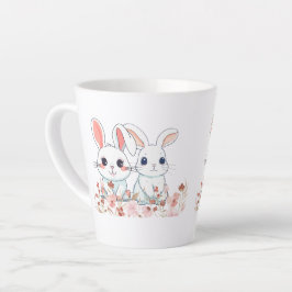 Roze Bunny Latte Mok