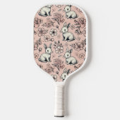  Roze Bunny Pickleball Paddle (Achterkant)