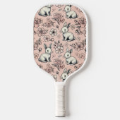  Roze Bunny Pickleball Paddle (Voorkant)