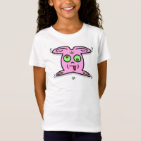 Roze Bunny Thingy Schattig Weirdo Schepsel
