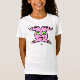 Roze Bunny Thingy Schattig Weirdo Schepsel T-shirt