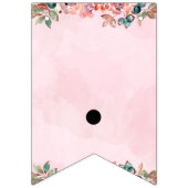  roze Bunting Banner - Welkom (Derde vlag)