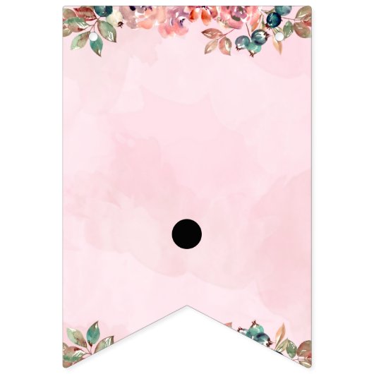 roze Bunting Banner - Welkom (Derde vlag)