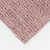 Roze Burlap Dog mam Fleece Blanket (Hoek)