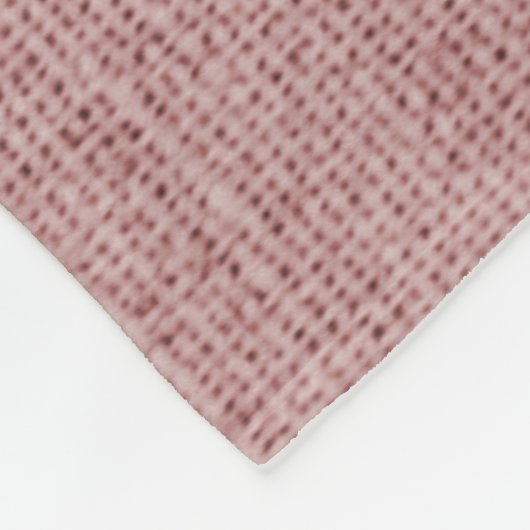 Roze Burlap Dog mam Fleece Blanket (Hoek)