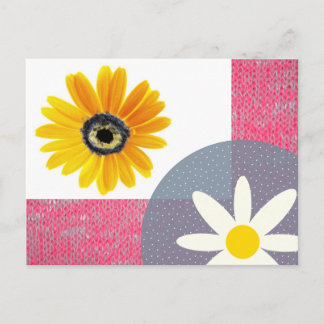 Roze Burn Out Patroon Vrede Liefde Bestemming Kuns Briefkaart