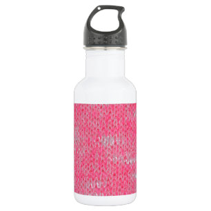Roze Burn Out Patroon Vrede Liefde Bestemming Kuns Waterfles