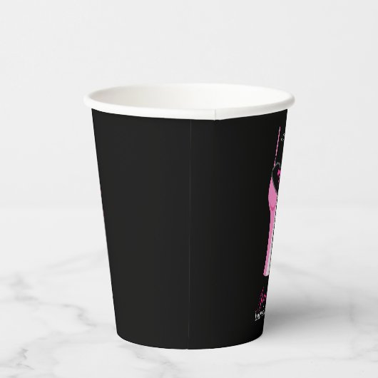 Roze Bustier Girls Night Out Bachelorette Papieren Bekers (Rechts)