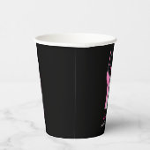 Roze Bustier Meisjes Avond Uit Afscheidsfeest Papieren Bekers (Rechts)