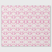 Roze Butterflies Cadeaupapier (Vlak)