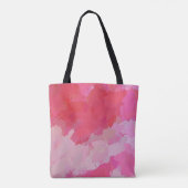 Roze Butterflies canvas tas (Achterkant)