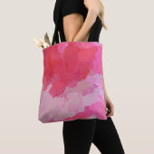 Roze Butterflies canvas tas (Dichtbij)