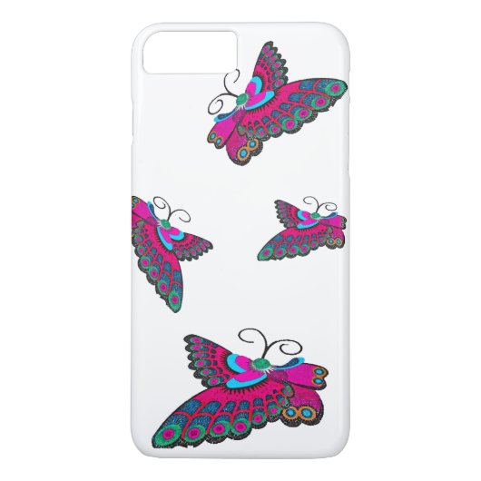 Roze Butterflies Case-Mate iPhone Case (Achterkant)