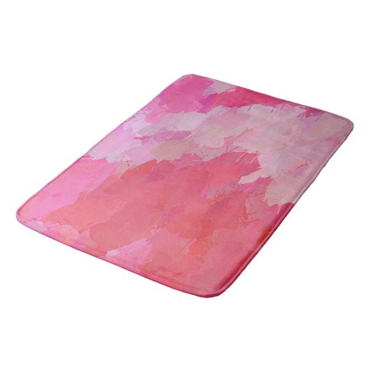 Roze Butterflies douchebadmat Badmat (Gekanteld)