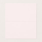 Roze Butterflies Garden Romantic Wedding Visitekaartje (Binnenkant ongevouwen)