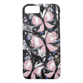 Roze Butterflies iPhone Case (Achterkant)