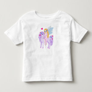 Roze Butterflies & Lavender Pony Kinder Shirts