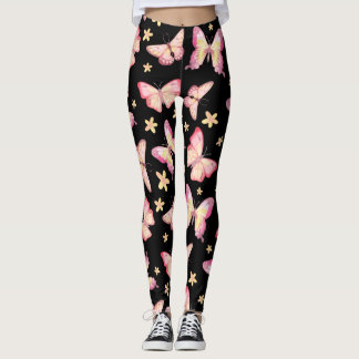Roze Butterflies Leggings