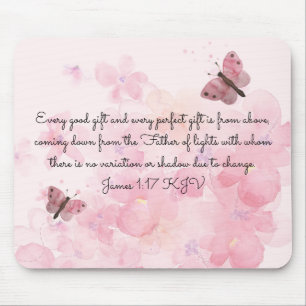 Roze Butterflies Muismat
