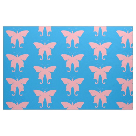 Roze Butterflies Stof (Fat Quarter)