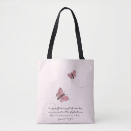 Roze Butterflies Tote Bag