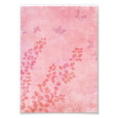  Roze Butterflies Vloeiing Foto Afdruk (Voorkant)