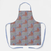 Roze Butterfly Apron Schort (Voorkant)