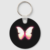 Roze Butterfly Basic Sleutelhanger (Voorkant)