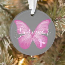 Roze Butterfly Breast Cancer Survivor