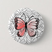 Roze Butterfly Button (Voorkant)