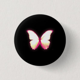 Roze Butterfly Button