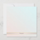 Roze Butterfly Cherry Blossom Verloving Kaart (Achterkant)