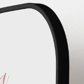 Roze Butterfly, gepersonaliseerd Pickleball Paddle (Links Detail)