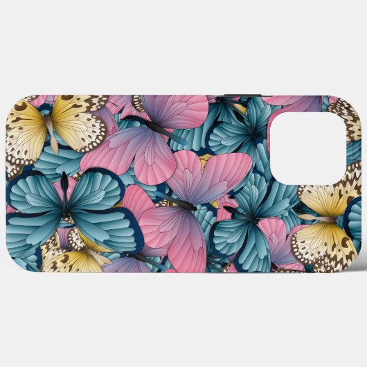 Roze Butterfly Hive iPhone | iPhone-draagtas voor Case-Mate iPhone Case (Achterkant (horizontaal))