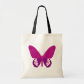 Roze Butterfly Insect Canvas tas (Voorkant)