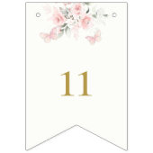 Roze Butterfly Quinceañera Vlaggetjes (Tweede vlag)