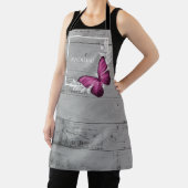 Roze Butterfly Rustic Personalized Schort (Insitu)